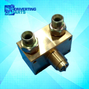 Cabezal mezclador adhesivo de bronce M22 x 14 TPI